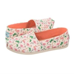 NWT Tom's Flamingo Alpargatas